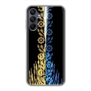 Силиконовый Чехол на Samsung Galaxy A15 (A155) (Патриотическая вышиванка)