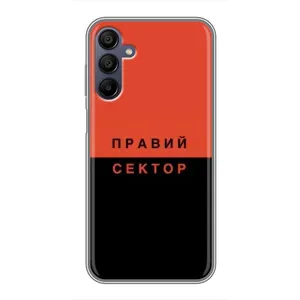 Чехлы УПА (Красно-Чёрный) на Samsung Galaxy A15 (A155) (Правый Серктор)