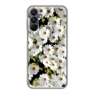 Чехол с ромашками на Samsung Galaxy A15 (A155) (Рамка в ромашках)