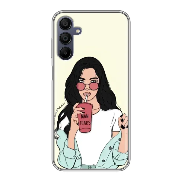 Чехол с рисунком «С напитком» для Samsung Galaxy A15 (A155) Чехол с рисунком «С напитком» для Samsung Galaxy A15 (A155)