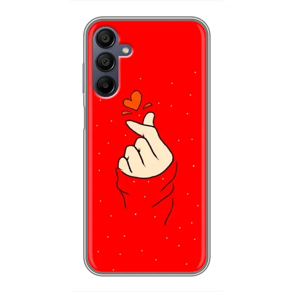 Чехол с рисунком «Сердце на красном» для Samsung Galaxy A15 (A155) Чехол с рисунком «Сердце на красном» для Samsung Galaxy A15 (A155)