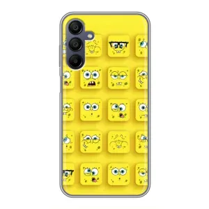 Силиконовый чехол Спанч Боб на Самсунг Галакси А15 (А155) (Спанч-БОБ)
