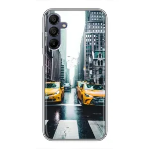 Силиконовый бампер (Работники) на Samsung Galaxy A15 (A155) (Такси)