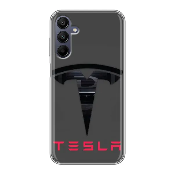 Чехол с рисунком «Logo TESLA» для Samsung Galaxy A15 (A155)