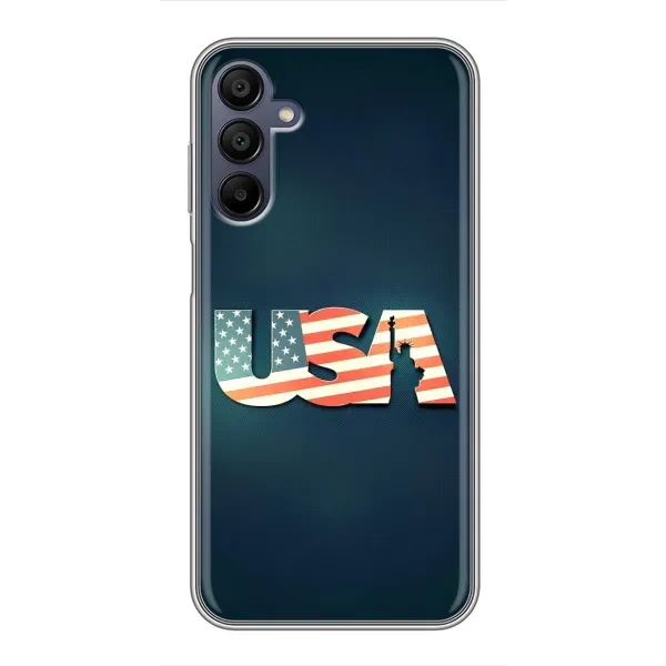 Чехол с рисунком «USA» для Samsung Galaxy A15 (A155) Чехол с рисунком «USA» для Samsung Galaxy A15 (A155)