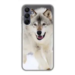 Чехол с Волком на Samsung Galaxy A15 (A155) (Волк на снегу)