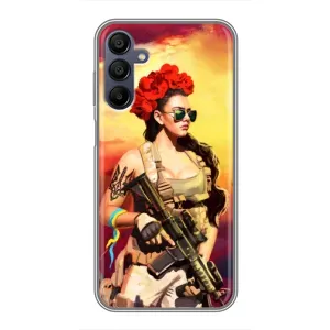 ЗСУ Чехлы (TPU) для Samsung Galaxy A15 (A155) (Женщина солдат)