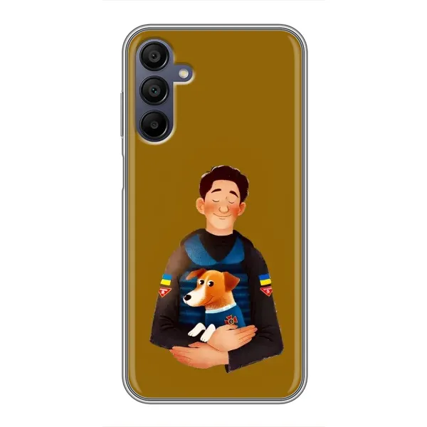 Чехол с рисунком «ЗСУ Патрон» для Samsung Galaxy A15 (A155)