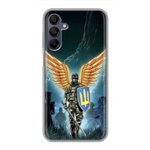 Патриотический Чехол для Samsung Galaxy A15 (A155) (ЗСУ з крильями)