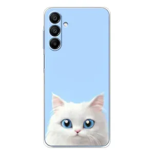 Чехол на тематику: Коты для Samsung Galaxy A16 5G (Белый кот)