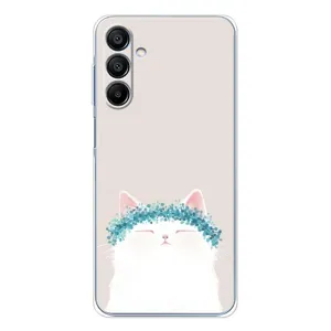 Чехол на тематику: Коты для Samsung Galaxy A16 5G (Белый котик)