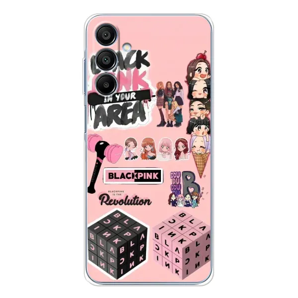 Чехол с рисунком «BLACK PINK коллаж» для Samsung Galaxy A16 5G Чехол с рисунком «BLACK PINK коллаж» для Samsung Galaxy A16 5G