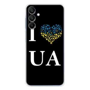Силиконовый Чехол на Samsung Galaxy A16 5G (Я-Украина) (I Love UA)