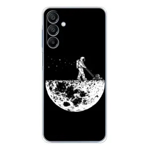Силіконовый Чохол з принтом "Космонавти" на Samsung Galaxy A16 5G (Космонавт)