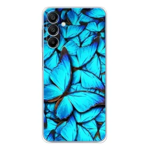 Силиконовый бампер с картинкой животных для Samsung Galaxy A16 5G (Крылья бабочек)
