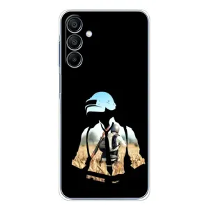 Силиконовый чехол с картинкой "Герой Pubg" на Samsung Galaxy A16 5G (Пубг мен)