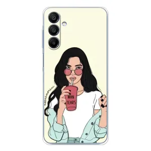 Силіконовый Чохол на Samsung Galaxy A16 5G з картинкой Модных девушек (З напоєм)