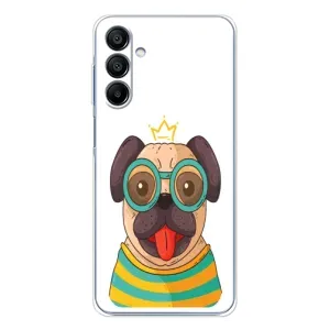 Бампер для Samsung Galaxy A16 5G с картинкой "Песики" (Собака Король)
