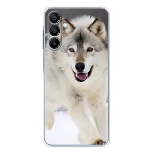 Чехол с Волком на Samsung Galaxy A16 5G (Волк на снегу)