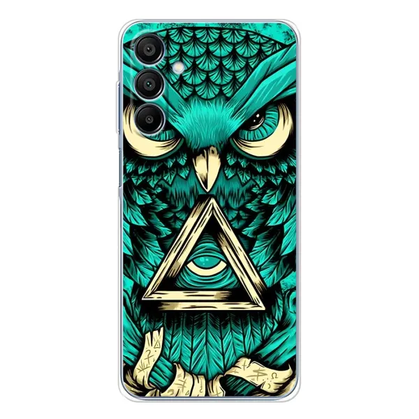 Чехол с рисунком «Зеленая сова» для Samsung Galaxy A16 5G Чехол с рисунком «Зеленая сова» для Samsung Galaxy A16 5G