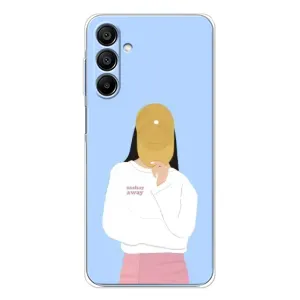 Силіконовый Чохол на Samsung Galaxy A16 5G з картинкой Модных девушек (Жовта кепка)