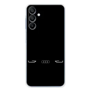 Силиконовый бампер с картинкой машины на Samsung Galaxy A16 (Силует Audi)