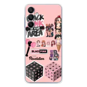 Чехлы с картинкой для Samsung Galaxy A16 (BLACK PINK коллаж)