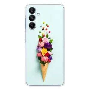 Чехлы с тематикой "ЦВЕТЫ" на Samsung Galaxy A16 (Цветок-мороженное)