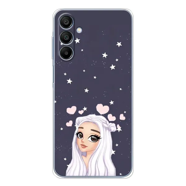 Чехол с рисунком «Девушка и сердечки» для Samsung Galaxy A16