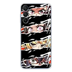 Силиконовые чехлы с глазами Anime для Галакси A16 (Глаза на чорном)