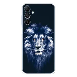 Чехол с картинкой на Samsung Galaxy A16 (Лев - синий)