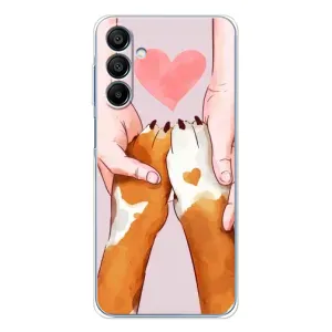 Чохол (ТПУ) Милі песики для Samsung Galaxy A16 (Любов до собак)