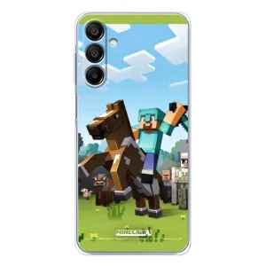 Чохли для Samsung Galaxy A16 (Персонажі МайнКрафт) (На коні)