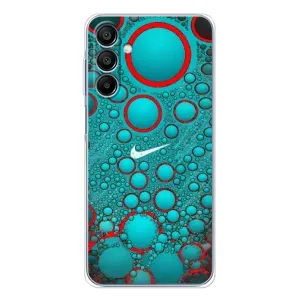 Силиконовый Чехол на Samsung Galaxy A16 с картинкой Nike (Найк зеленый)
