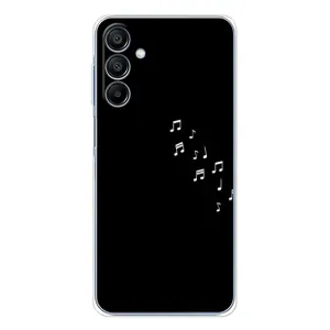 Чохол з картинками на чорному фоні для Samsung Galaxy A16 (Ноти)