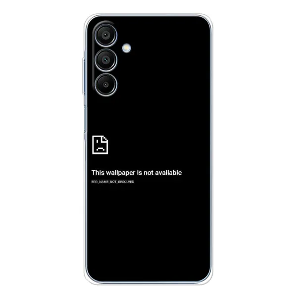 Чохол з малюнком «Помилка» для Samsung Galaxy A16 Чохол з малюнком «Помилка» для Samsung Galaxy A16