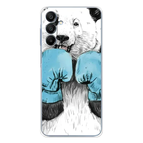 Чехол с рисунком «Панда боксер» для Samsung Galaxy A16 Чехол с рисунком «Панда боксер» для Samsung Galaxy A16