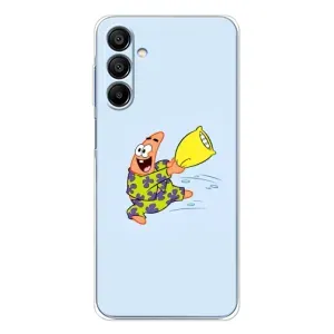 Чехлы с Патриком на Samsung Galaxy A16 (Патрик с подушкой)