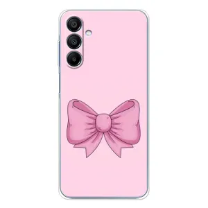 Чехол банты для Samsung Galaxy A16 (Розовый бантик)