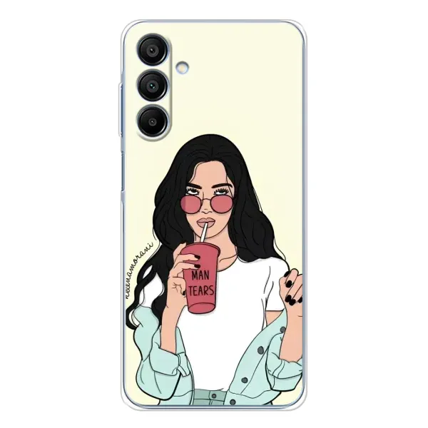 Чехол с рисунком «С напитком» для Samsung Galaxy A16