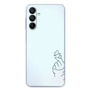 Чохол (Знак сердечка) для Samsung Galaxy A16 (Сердечко на блакитному)