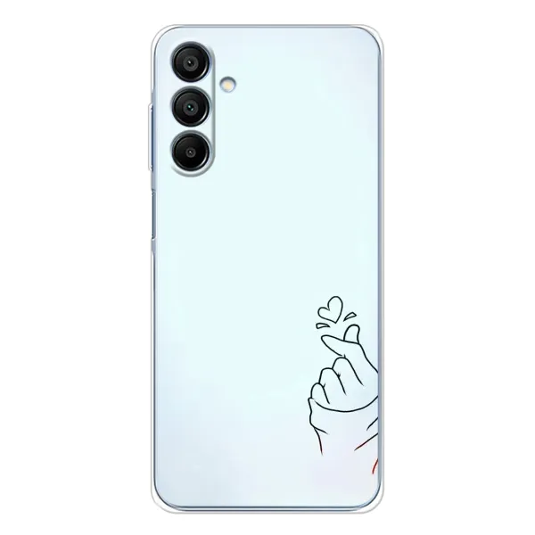 Чехол с рисунком «Сердце на голубом» для Samsung Galaxy A16 Чехол с рисунком «Сердце на голубом» для Samsung Galaxy A16
