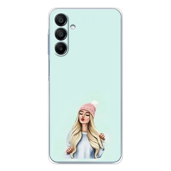 Чехол с рисунком «В шапке» для Samsung Galaxy A16