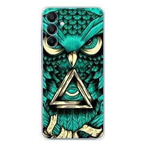 Чехлы с принтом СОВЫ для Samsung Galaxy A16 (Зеленая сова)