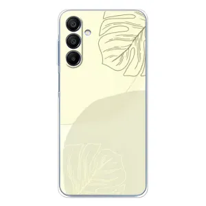Чехол цветочный дизайн для Samsung Galaxy A16 (Зелёный фон)