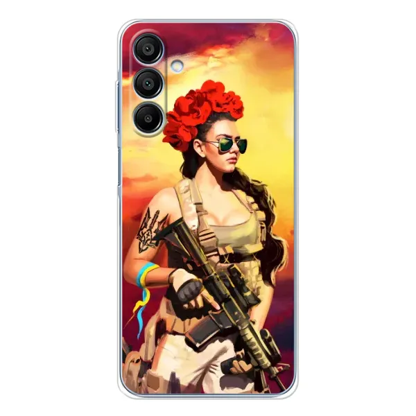 Чехол с рисунком «Женщина солдат» для Samsung Galaxy A16 Чехол с рисунком «Женщина солдат» для Samsung Galaxy A16