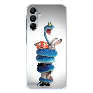 Силиконовый чехол с принтом Зоотрополіс для Samsung Galaxy A16 (Змея Зоо)