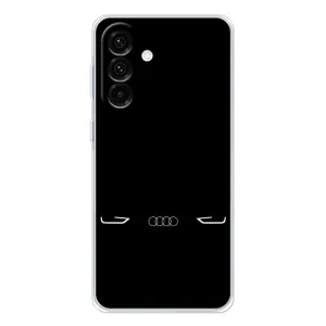 Силіконовий бампер з картинкою машини на Samsung Galaxy A17 (Сілует Audi)