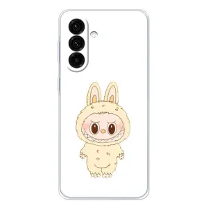 Чехол с принтом Лабубу для Samsung Galaxy A17 (Бежевый Лабубу)