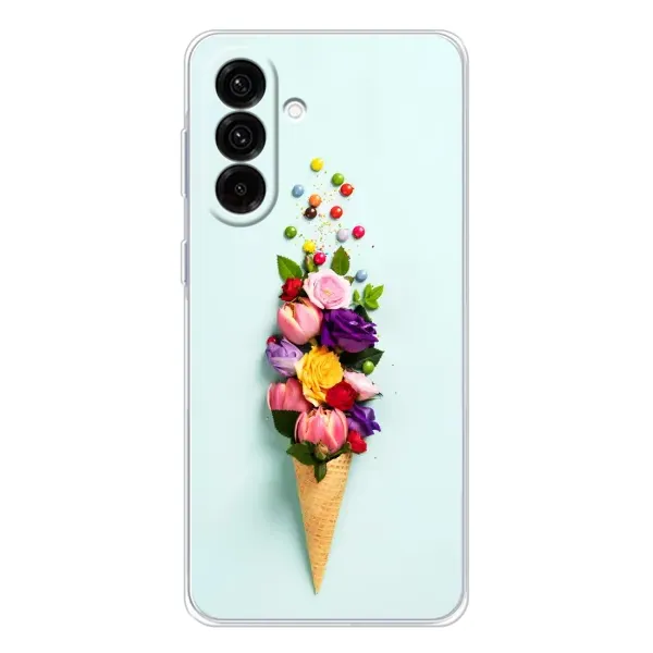 Чехол с рисунком «Цветок-мороженное» для Samsung Galaxy A17 Чехол с рисунком «Цветок-мороженное» для Samsung Galaxy A17